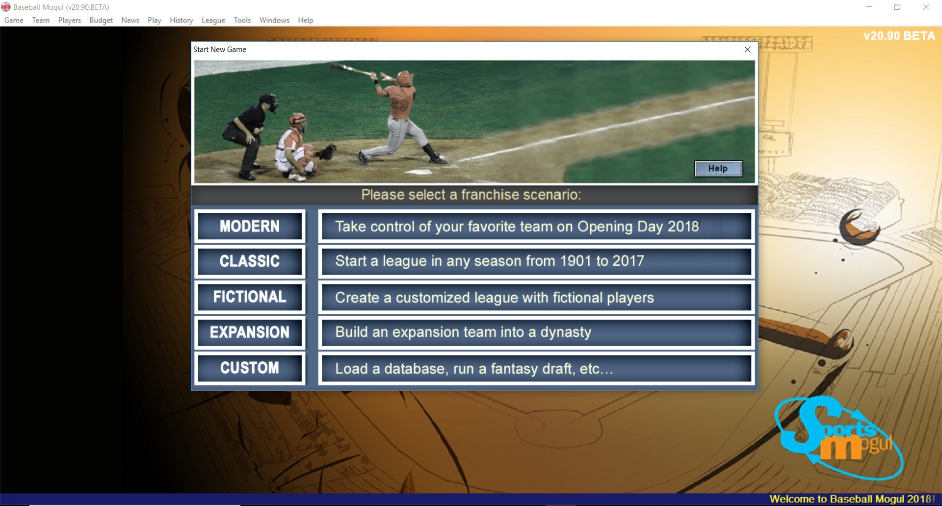 Baseball Mogul 2018 - кадр 4