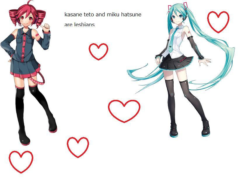 kasane teto and hatsune miku are lesbians (itch) - кадр 1