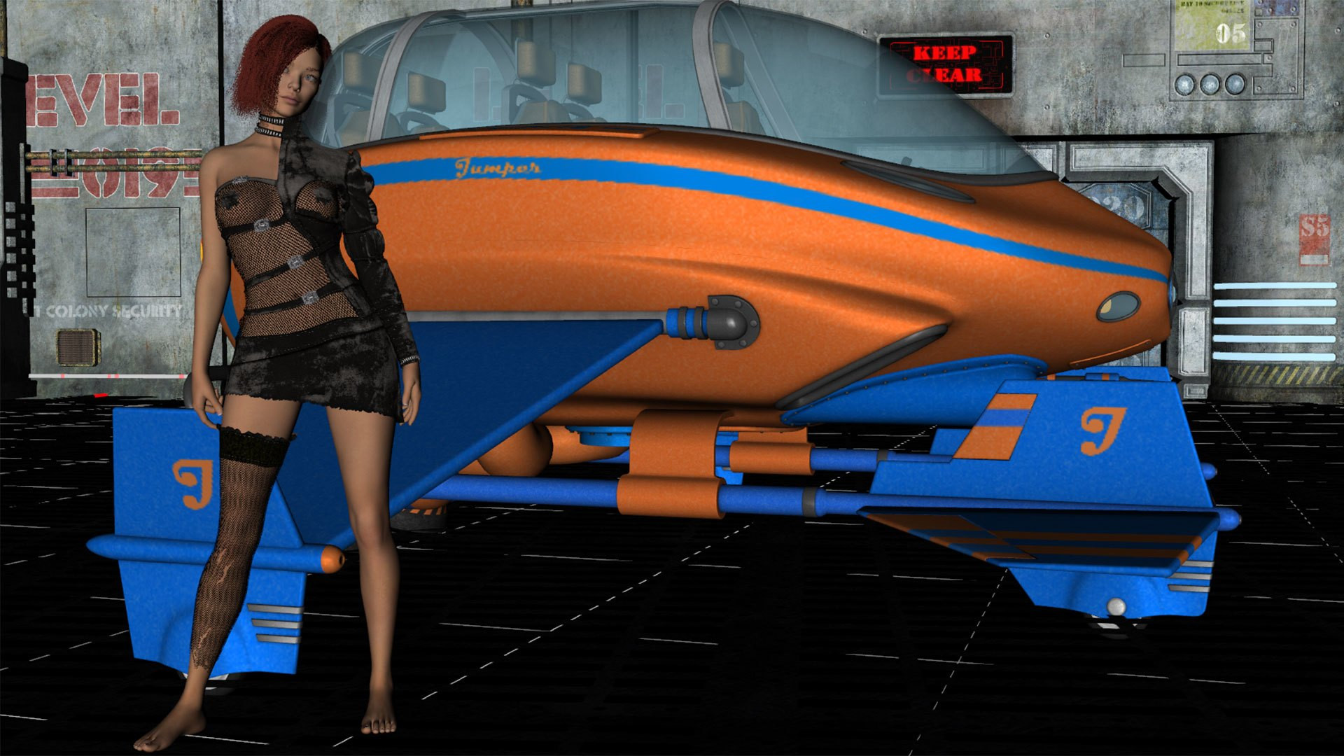 Sci-fi sexy racer - кадр 8