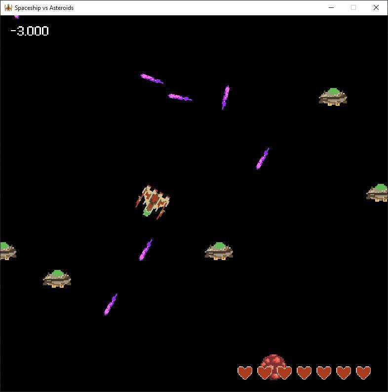 Spaceship vs Asteroids (itch) - кадр 2