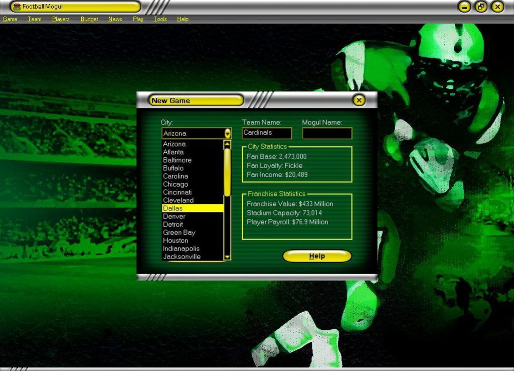 Football Mogul 2007 - кадр 12