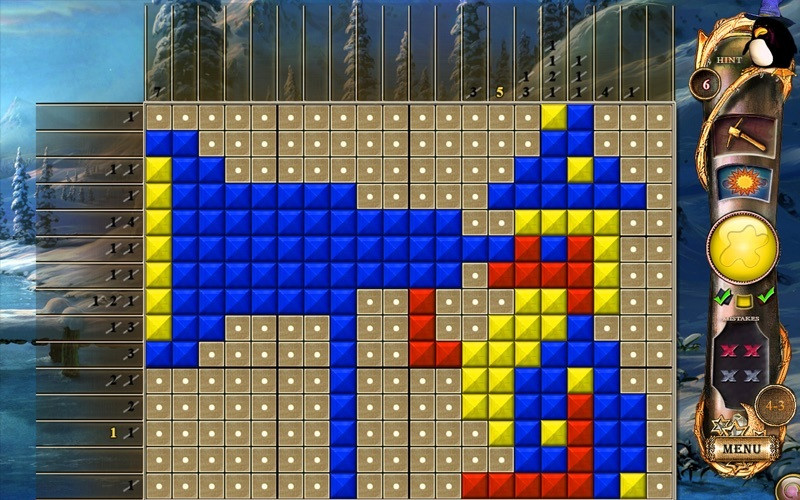 Fantasy Mosaics 11: Fleeing from Dinosaurs - кадр 6