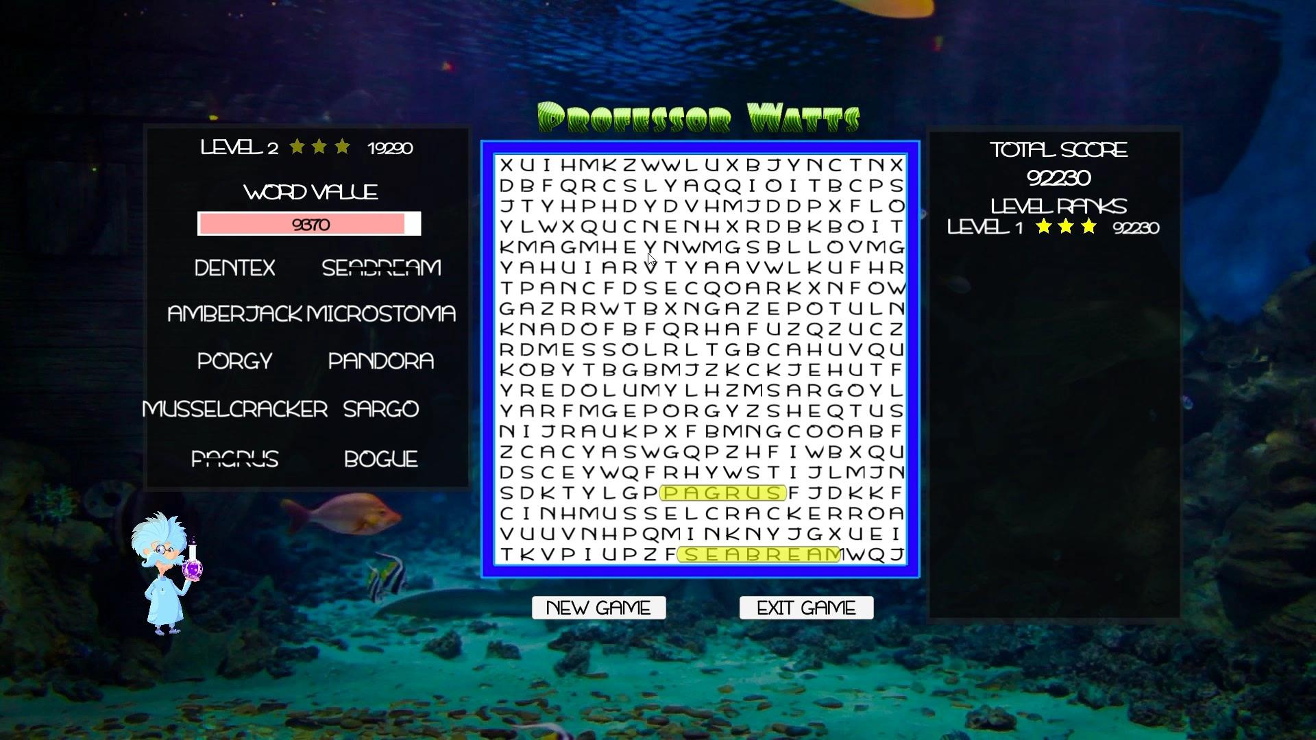 Professor Watts Word Search: Into The Ocean - кадр 5