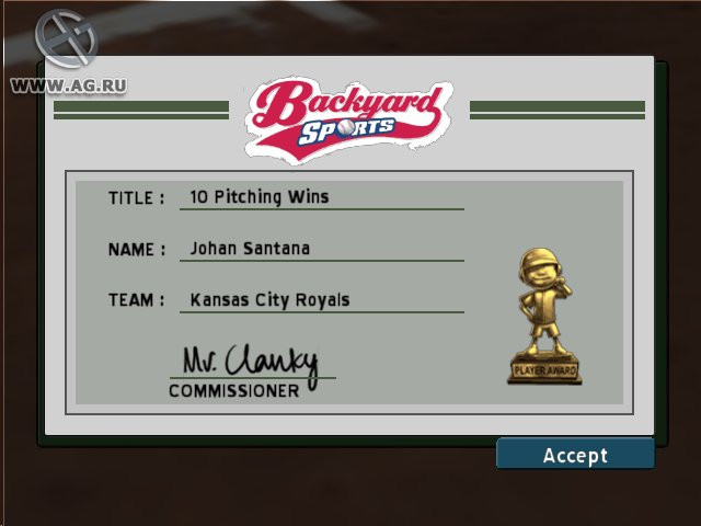 Backyard Baseball 2007 - кадр 6