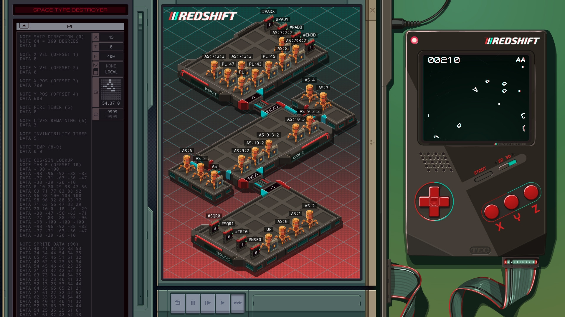 EXAPUNKS: TEC Redshift Player - кадр 2