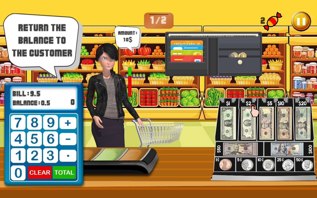 Supermarket Store Cashier – Kids Shopping Game (itch) - кадр 4