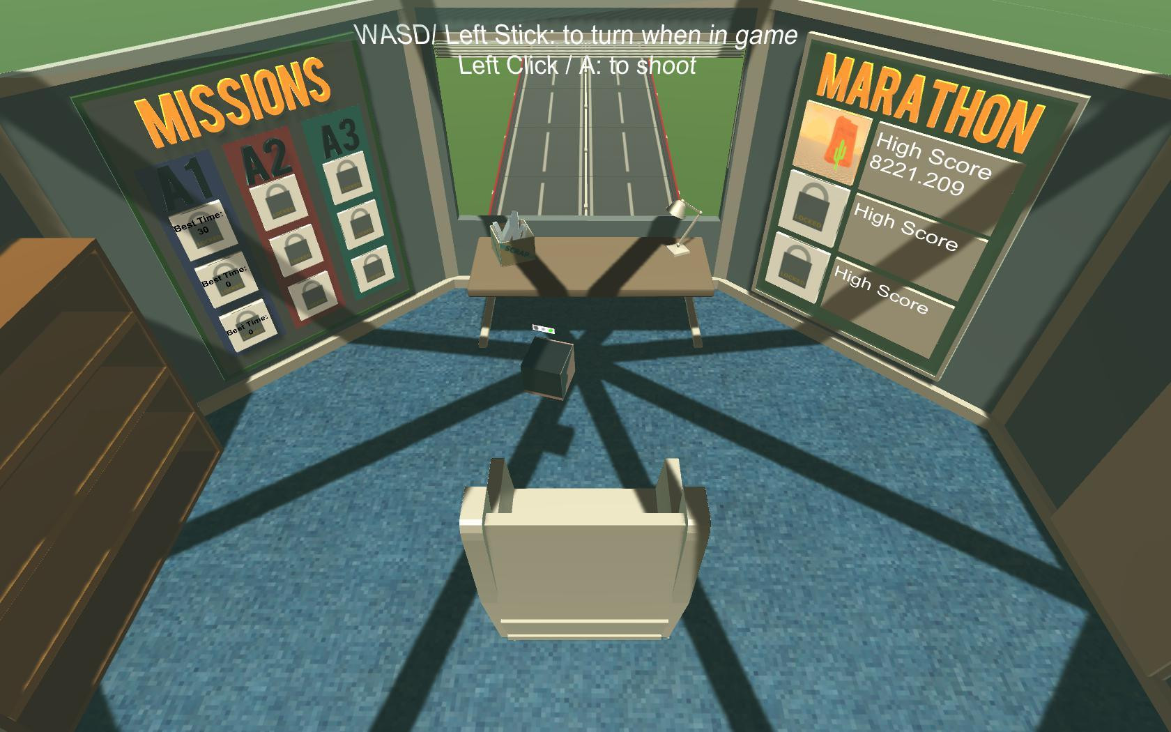 VR Marathon Driver (itch) - кадр 1