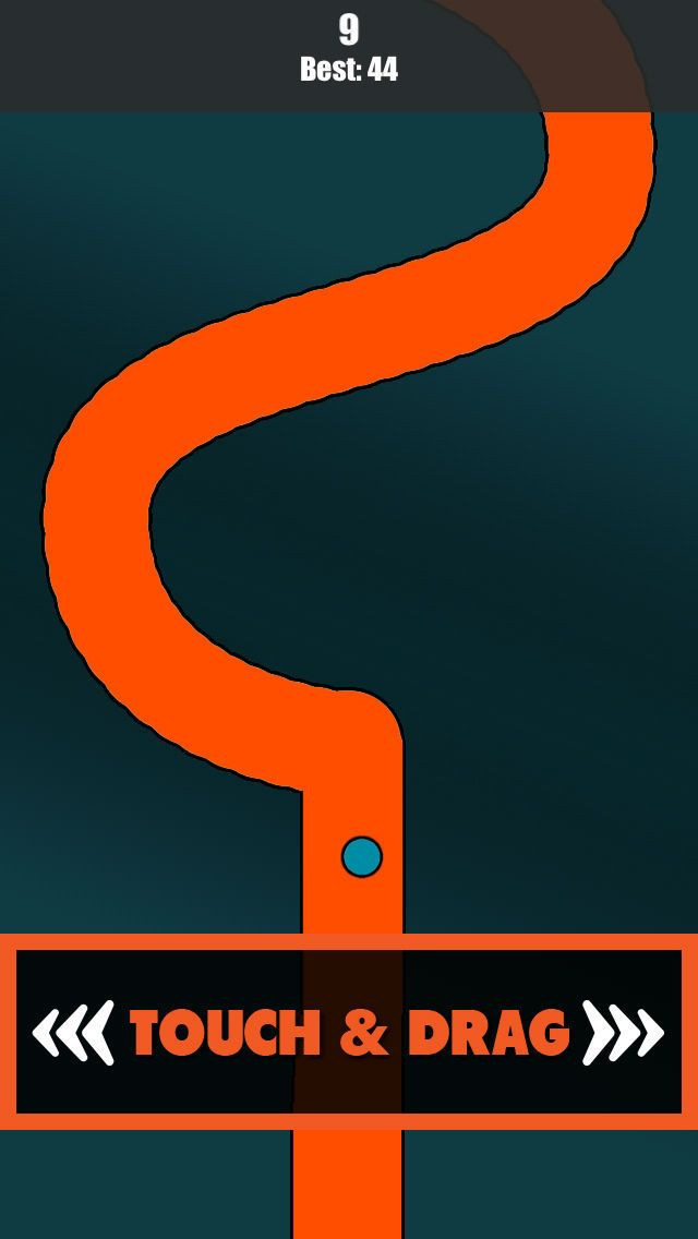 Keep Blue Ball In Orange Line Pro - кадр 3