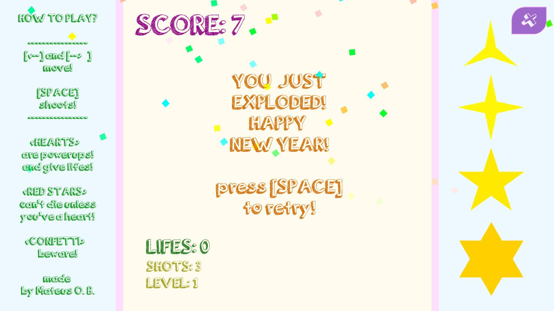 Confetti Rocket (itch) - кадр 2