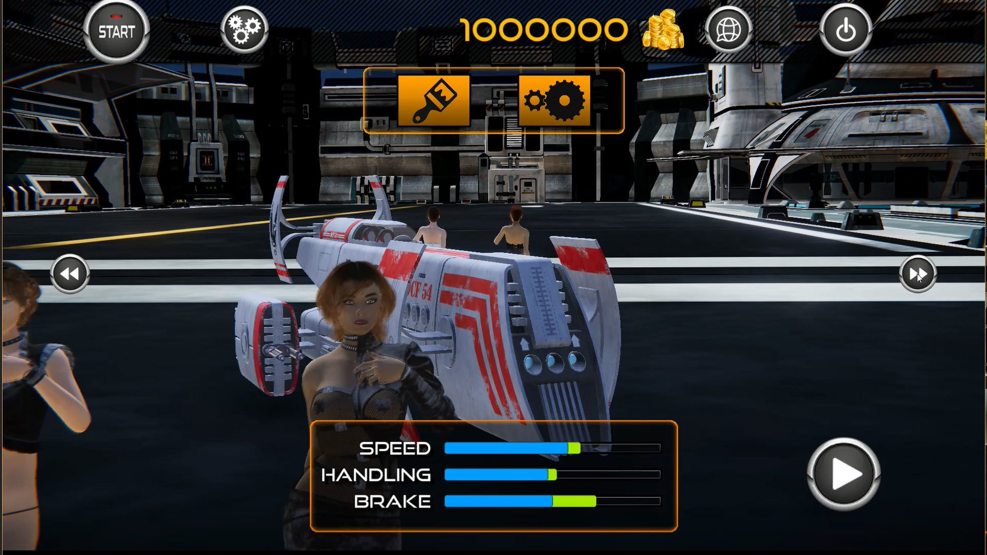 Sci-fi sexy racer - кадр 9
