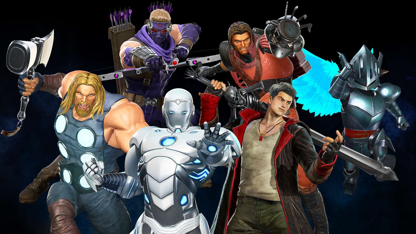 Marvel vs. Capcom: Infinite - Avenging Army Costume Pack - кадр 1