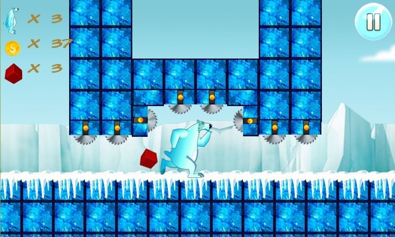 Adventure Ice Bear Run (itch) - кадр 6