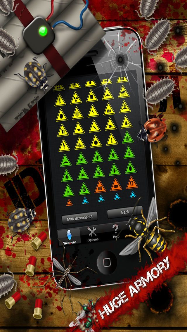 iDestroy Reloaded - torture the bloody bugs with awesome weapons in a sandbox - кадр 7