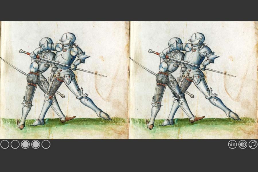 Find the differences: medieval fighting manuals (itch) - кадр 1