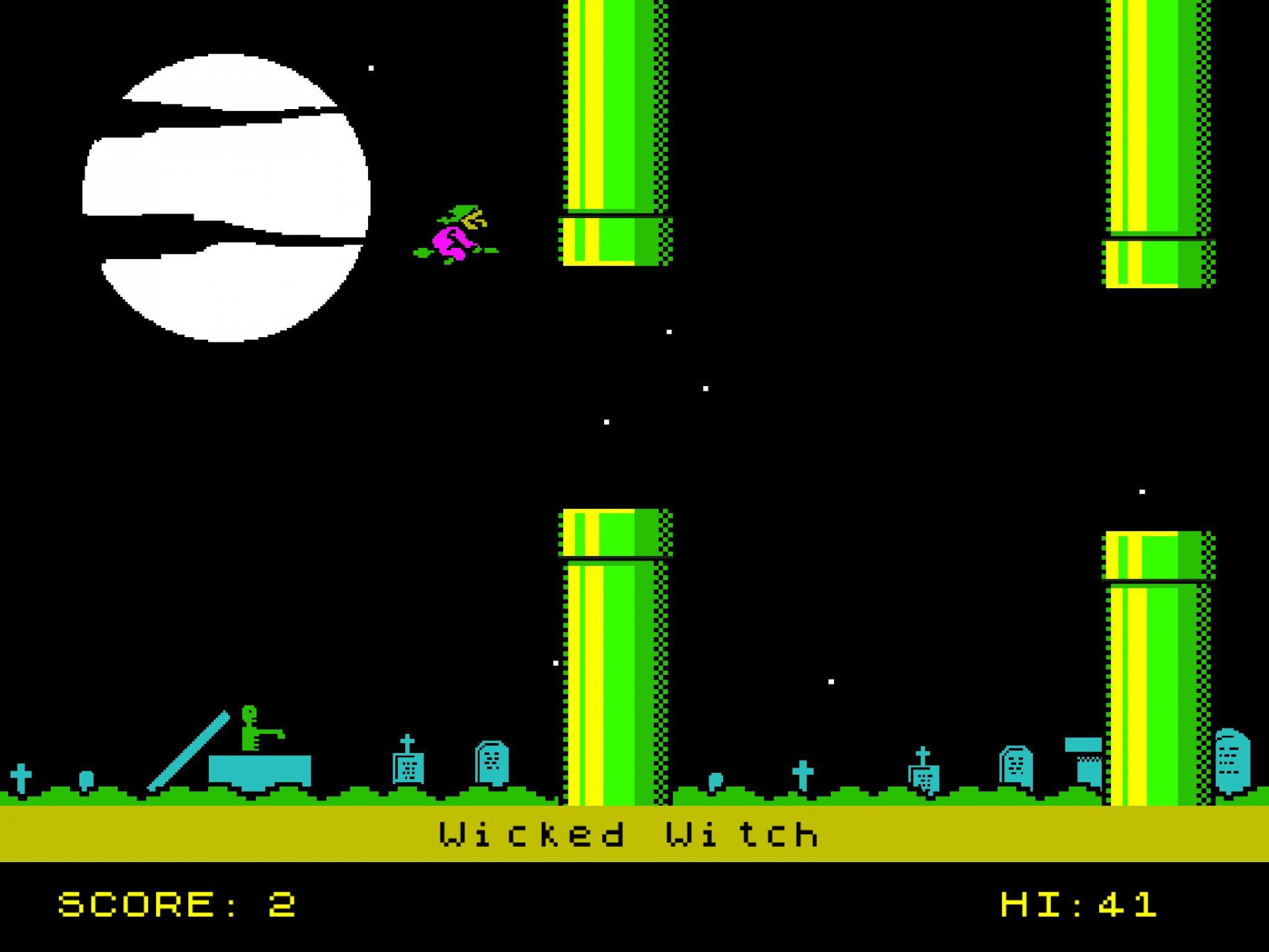 Wicked Wicked: ZX Spectrum Demake (itch) - кадр 3