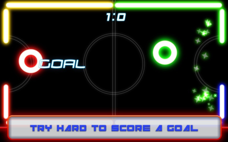 Glow Air Hockey - кадр 5