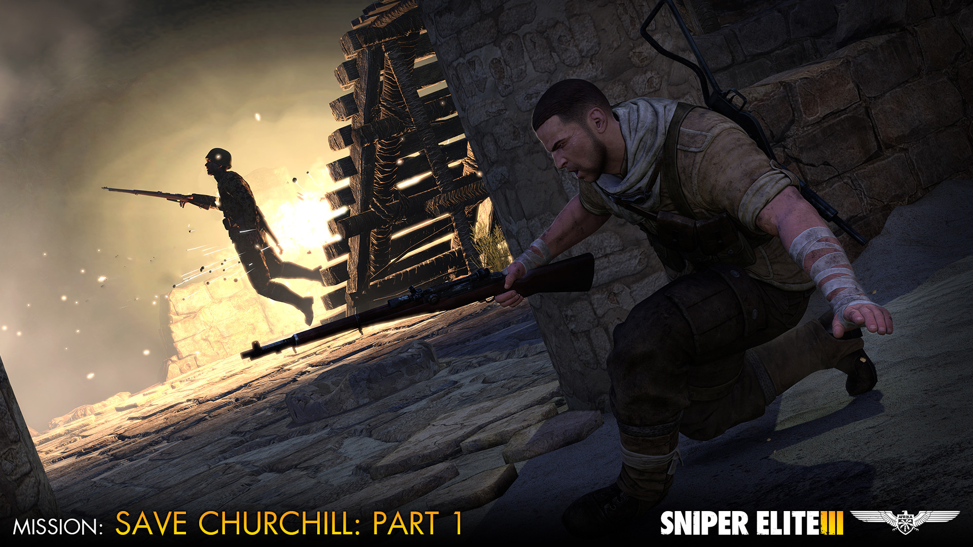 Sniper Elite III - Save Churchill Part 1: In Shadows - кадр 3