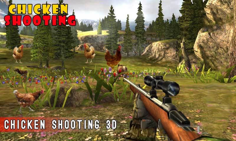 Chicken Shoot 3D Sniper Shooter (itch) - кадр 1