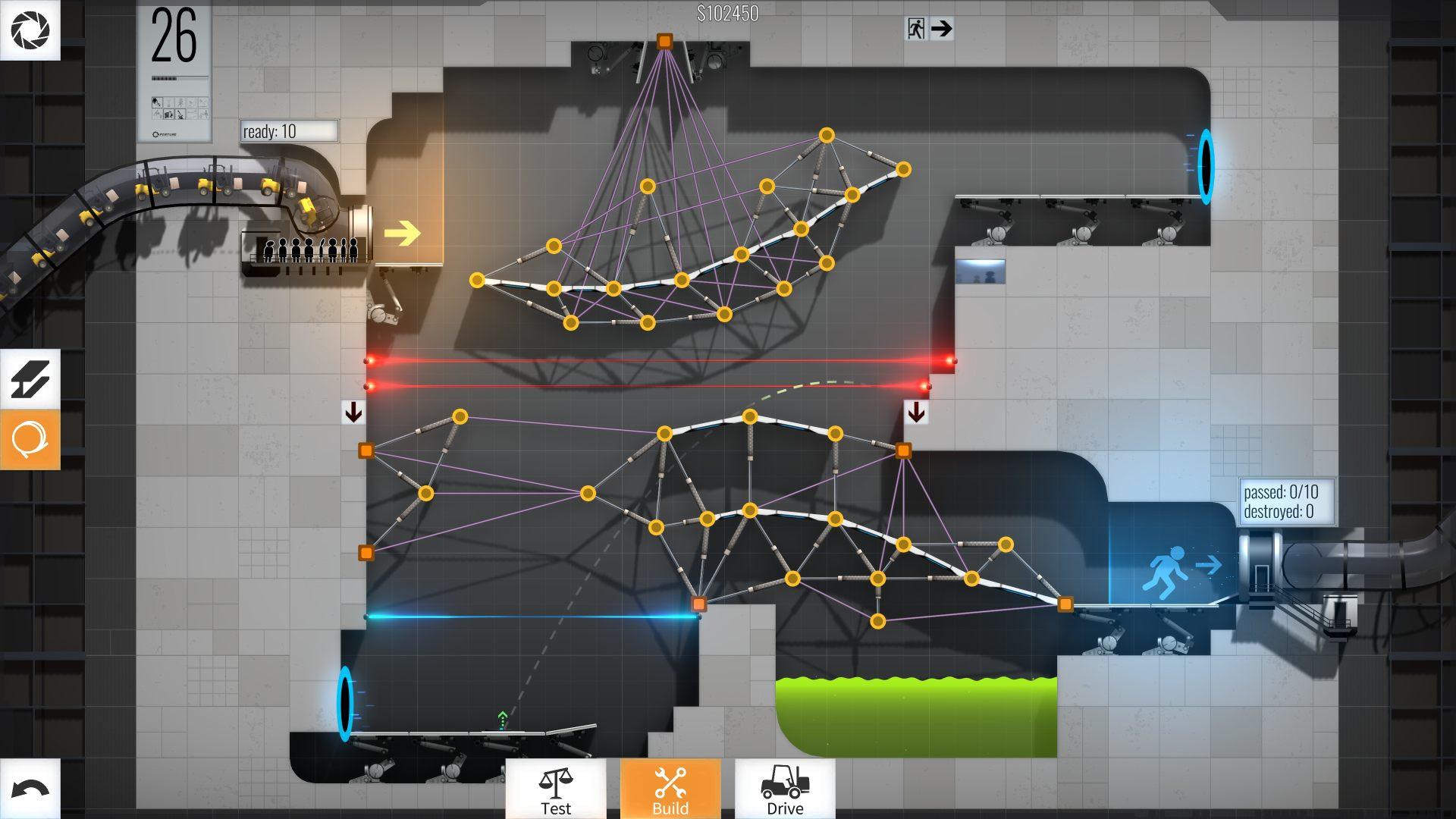 Bridge Constructor Portal - кадр 5