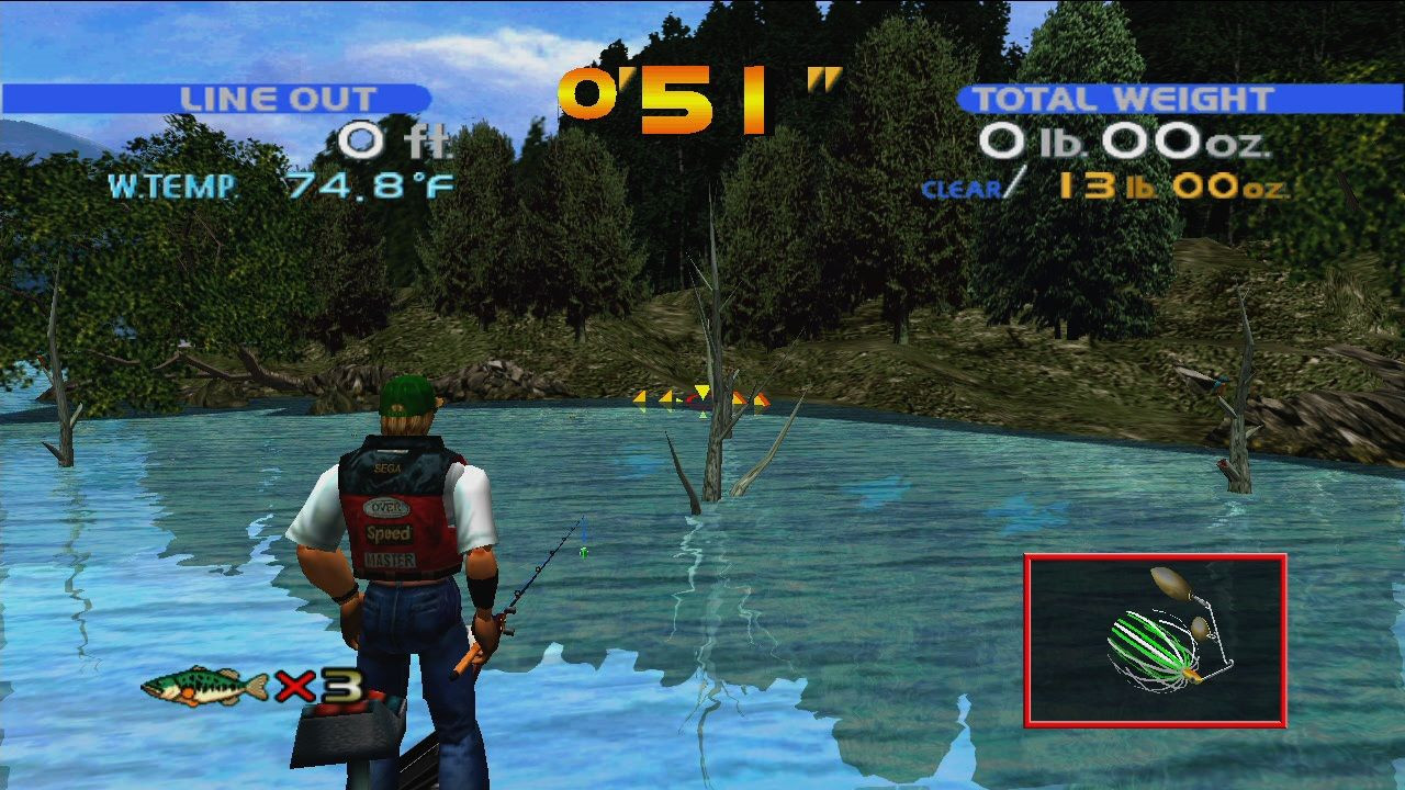 Sega Bass Fishing - кадр 5