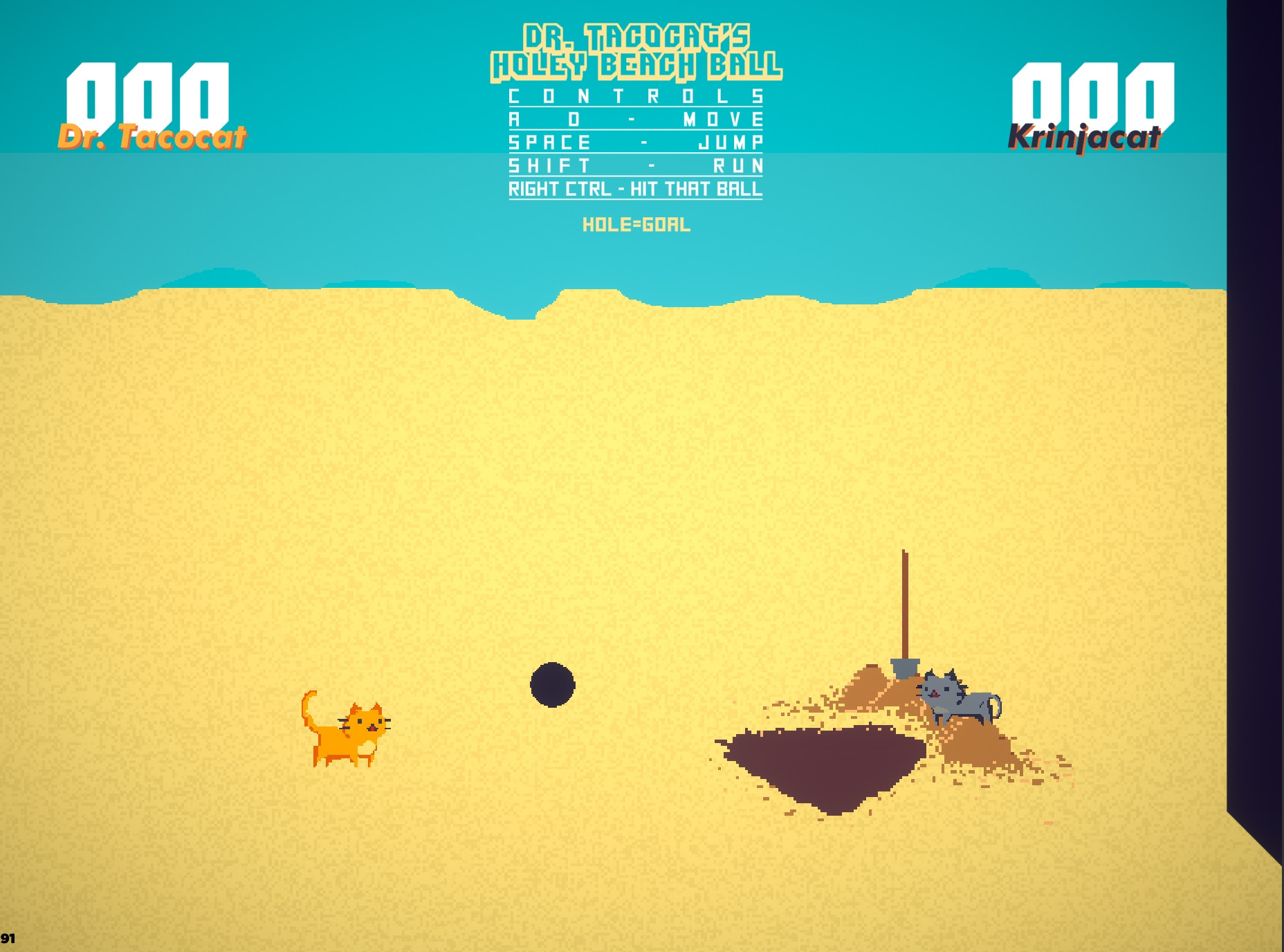Dr. Tacocat's Holey Beach Ball (itch) - кадр 2