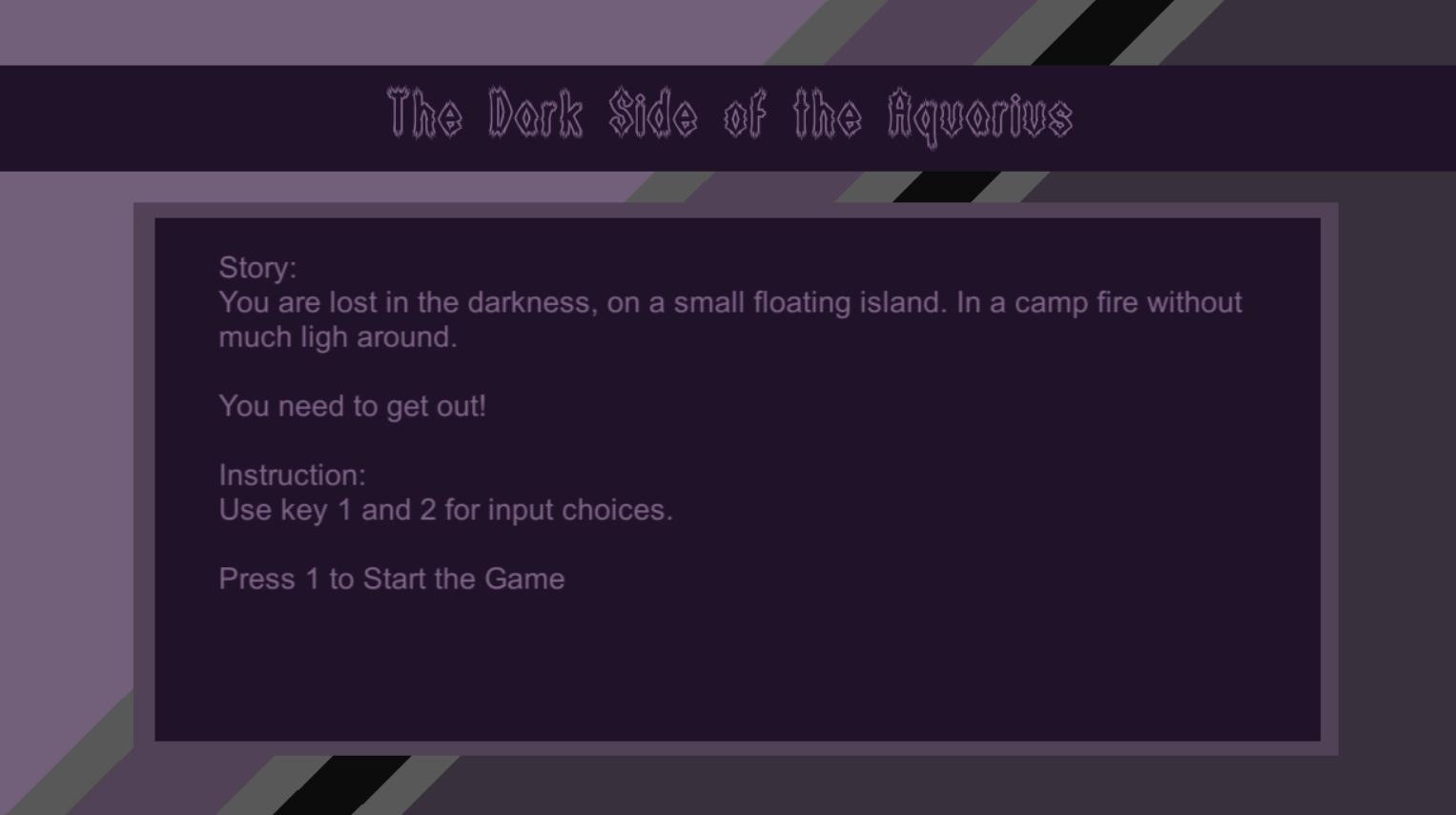 Adventure Text Demo (itch) - кадр 1