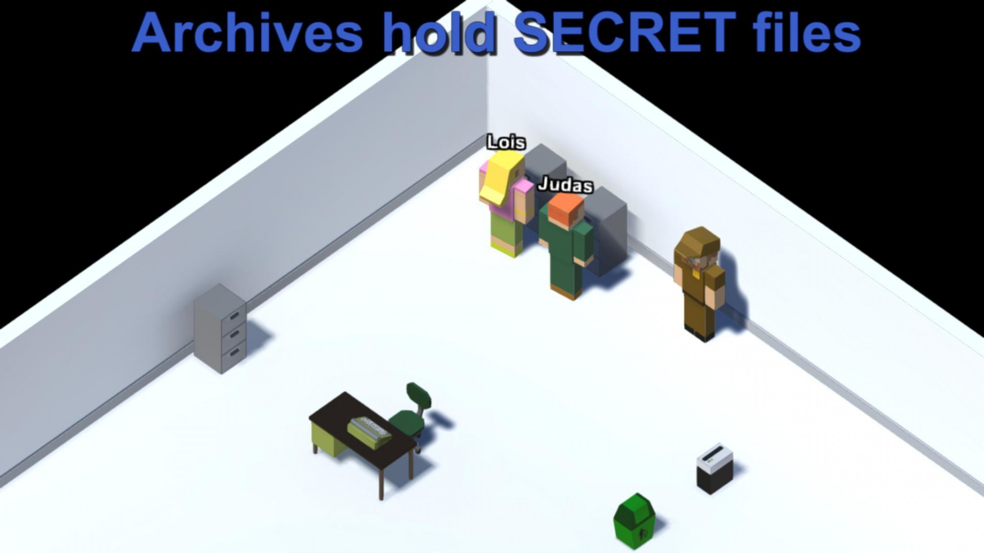 Leaky Leeks and the Lost Document (itch) - кадр 8
