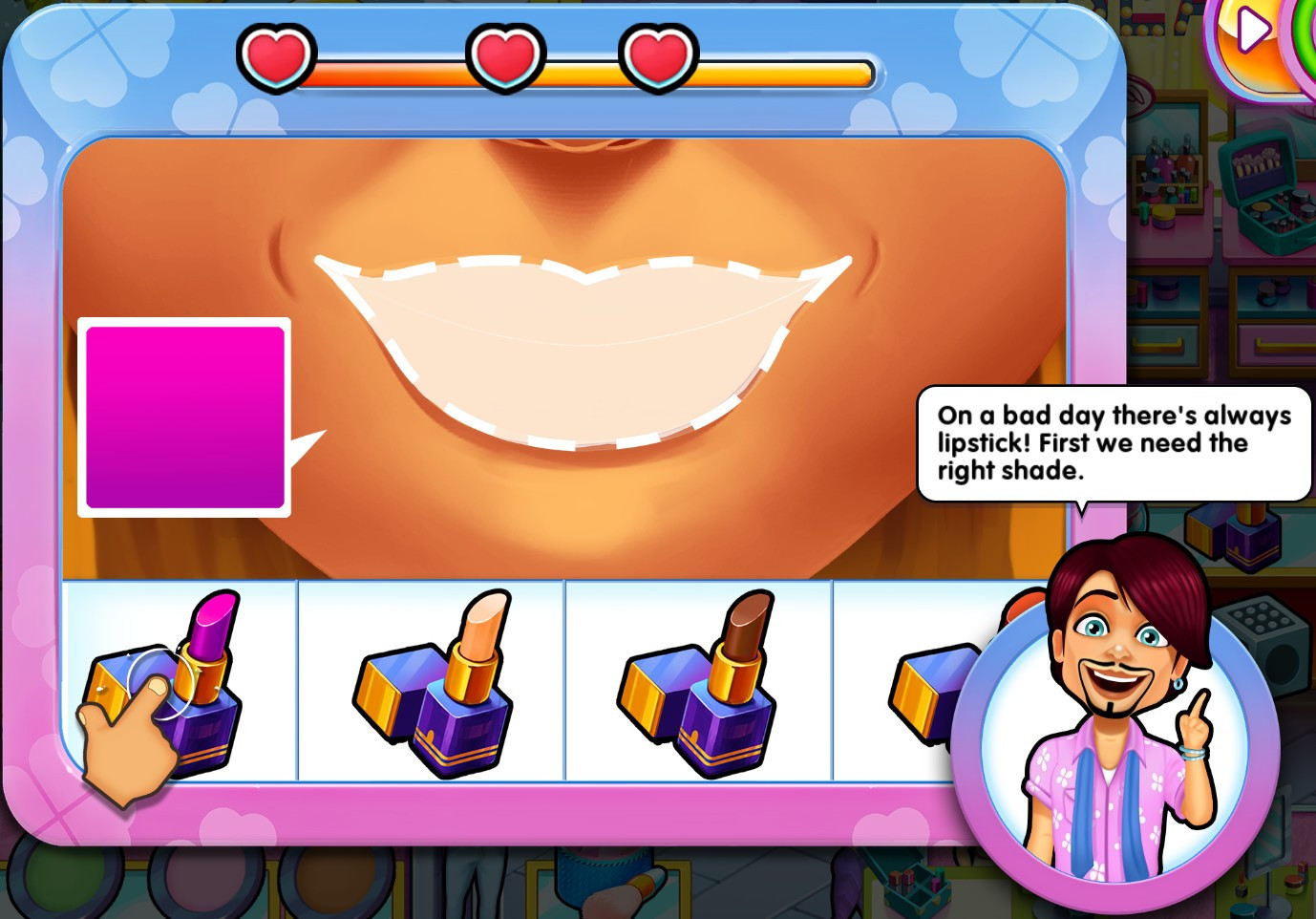 Sally's Salon: Kiss & Make-Up - кадр 12