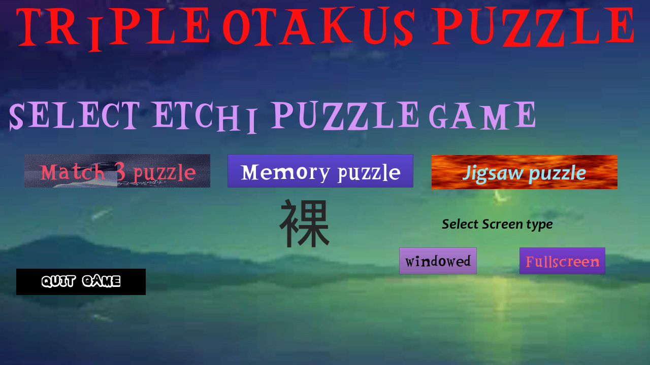 Triple Otakus Puzzle - кадр 4