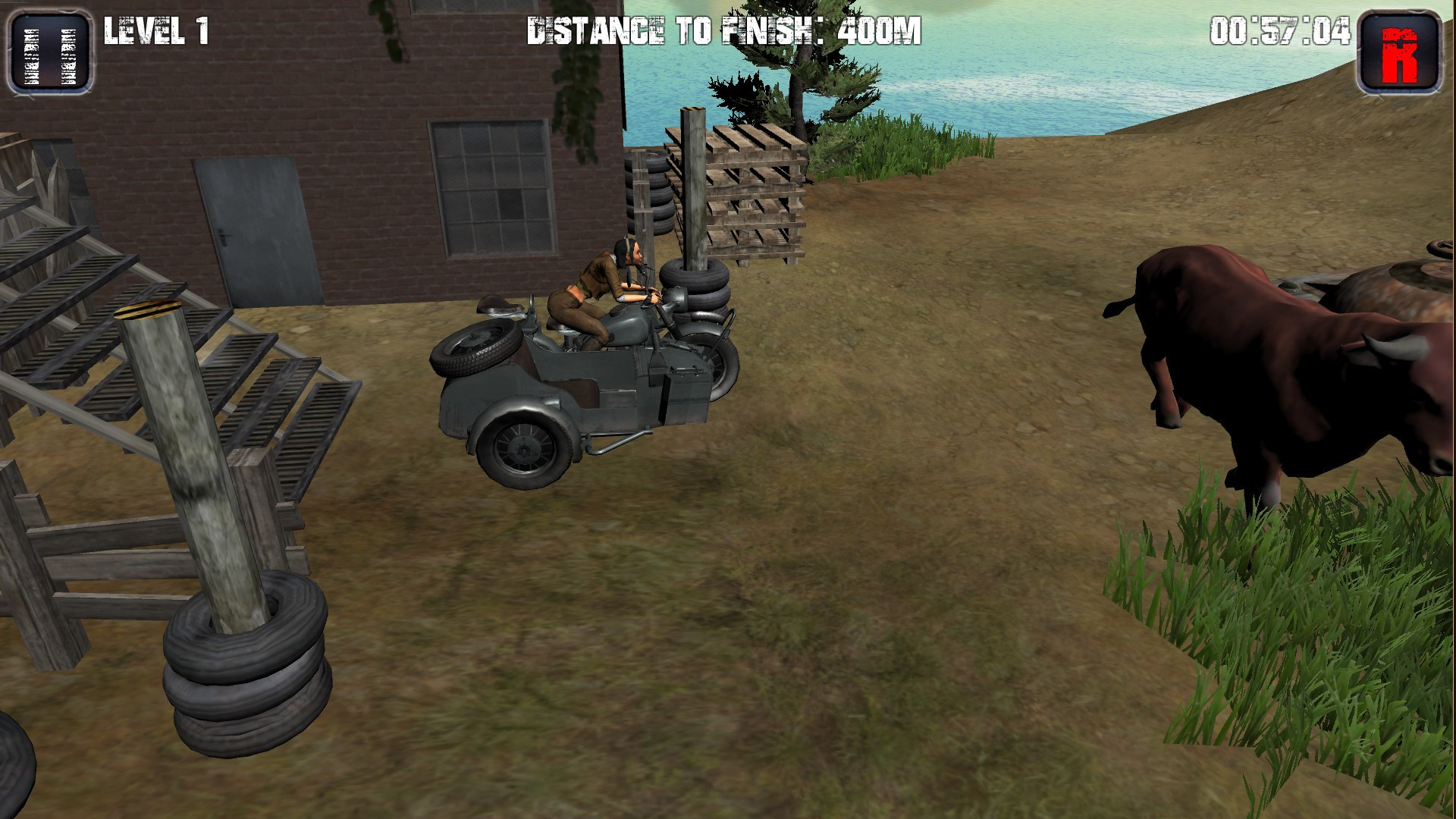 Motorcycle, tricycle, ATV hill racing - кадр 4
