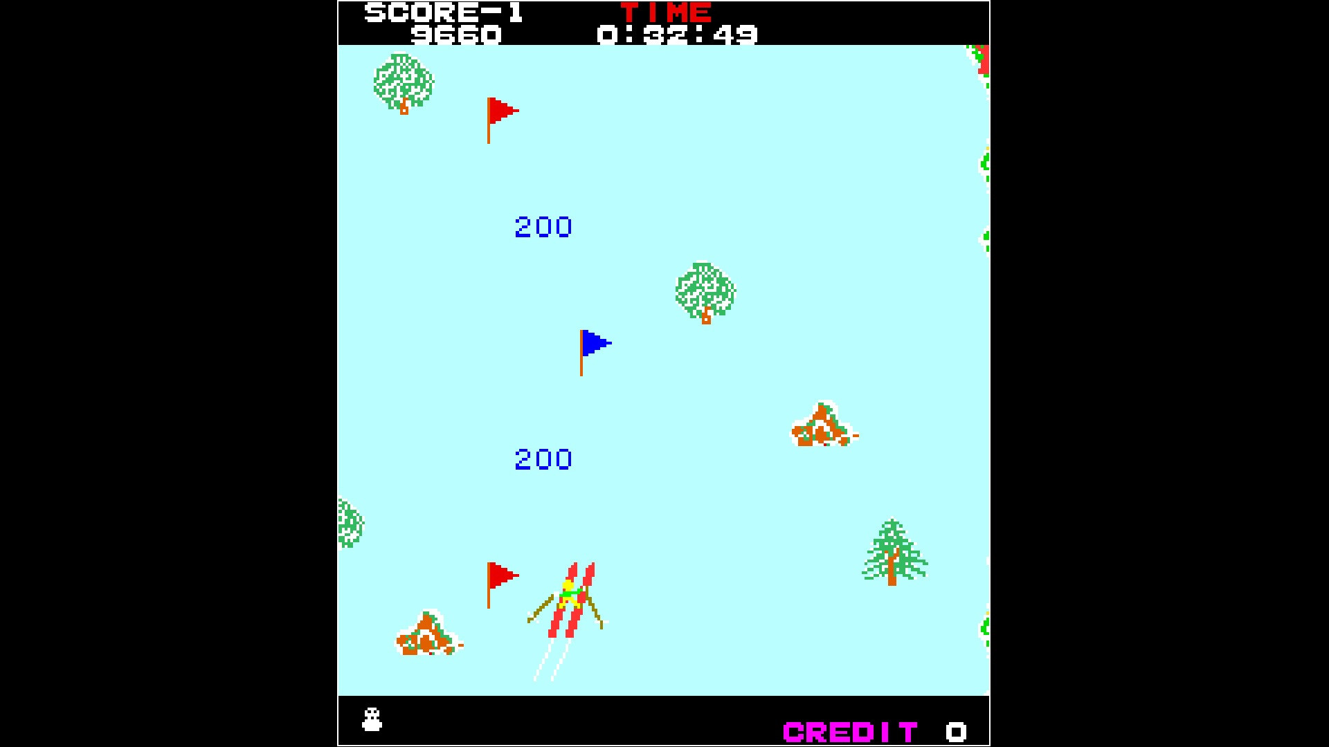 Arcade Archives ALPINE SKI - кадр 6