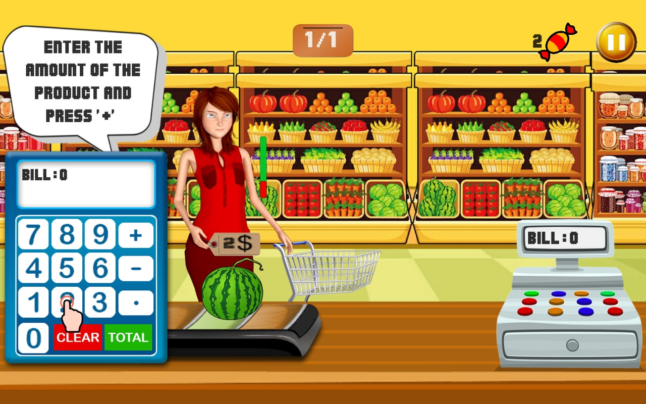 Supermarket Store Cashier – Kids Shopping Game (itch) - кадр 5