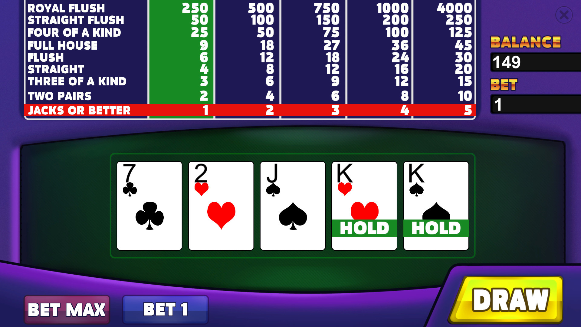 Royal Casino: Video Poker - кадр 5