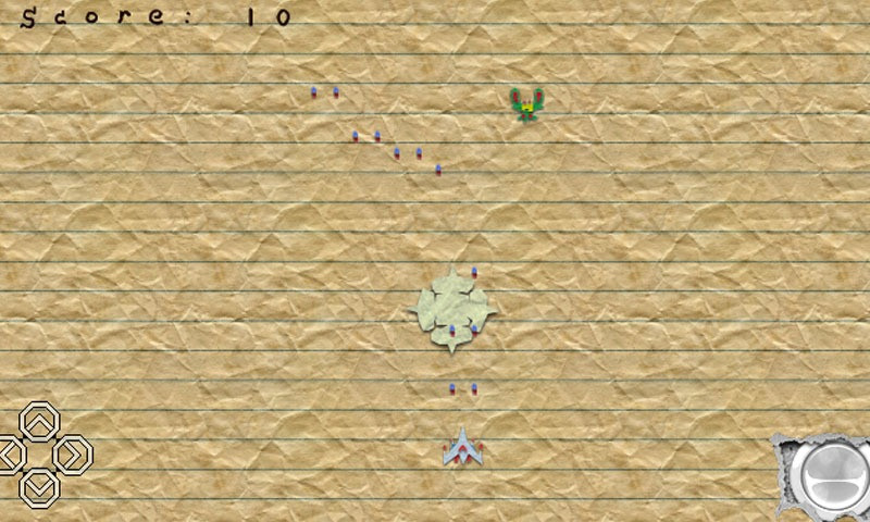 The Paper Arcade: Galaga (itch) - кадр 1