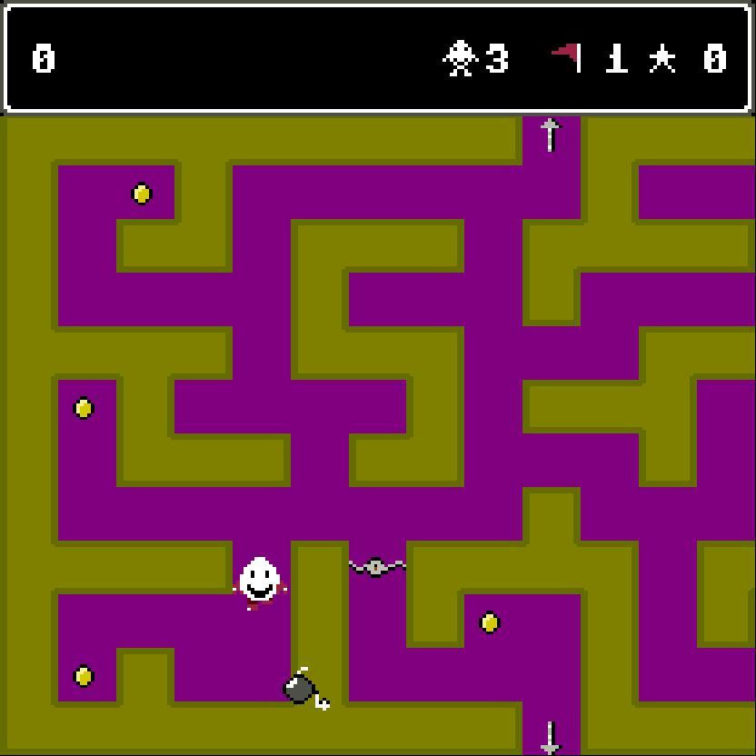 Kwik Snax - C64 remake. (itch) - кадр 11