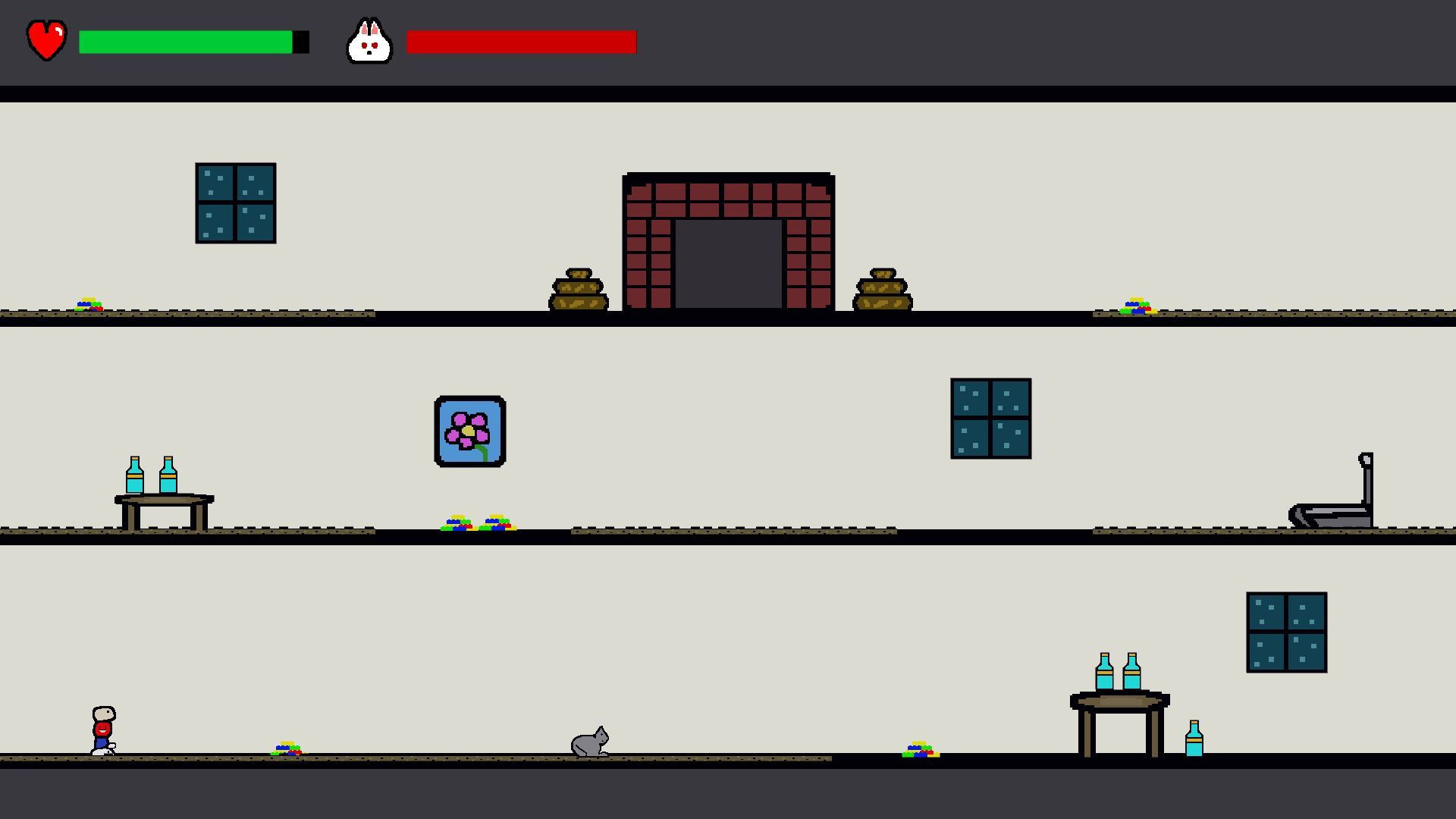 Thomas and the Evil Bunny Slippers (itch) - кадр 2