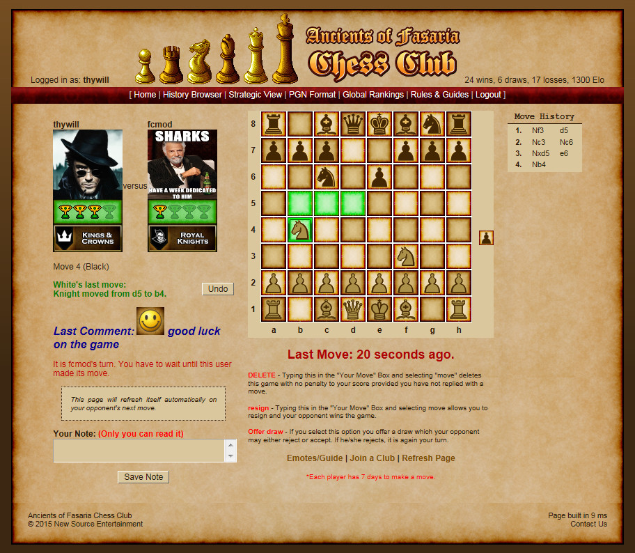 AoF Chess Club 2.0 - кадр 2