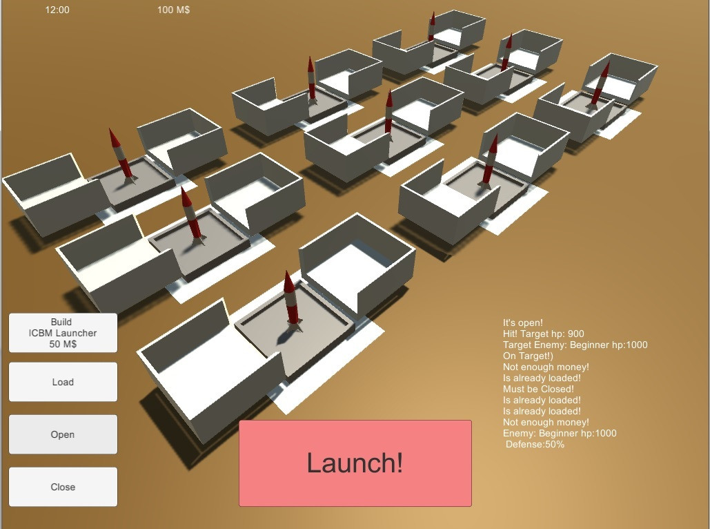 Ludum Dare 35 - ICBM (itch) - кадр 1