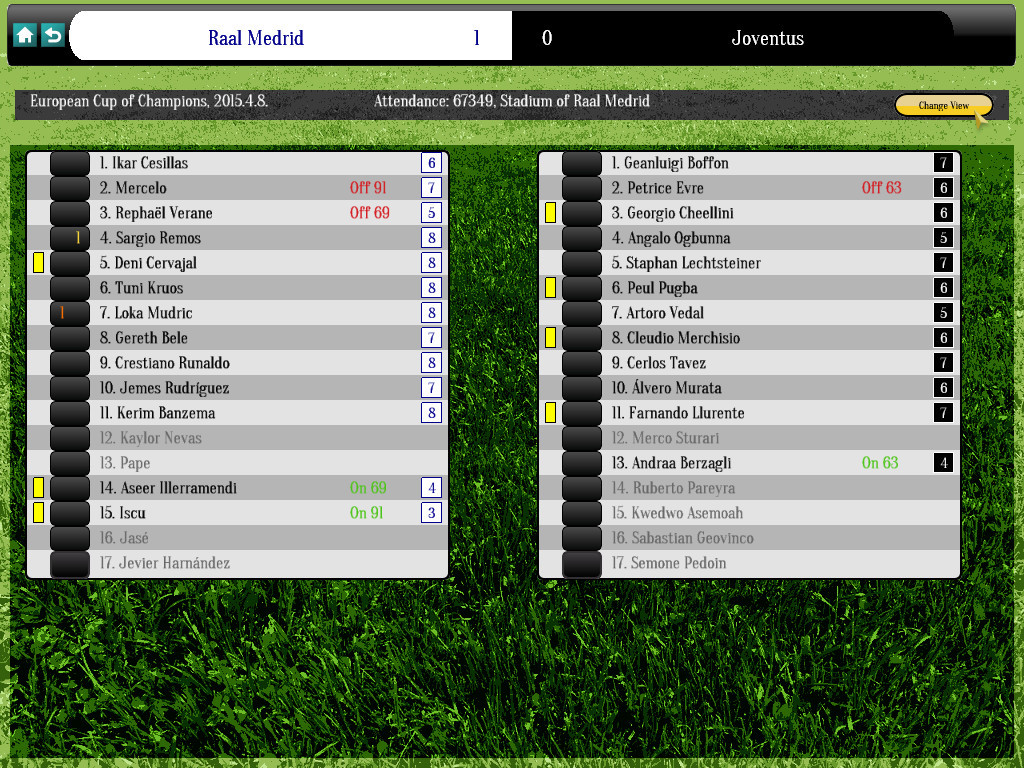 Global Soccer Manager - кадр 9