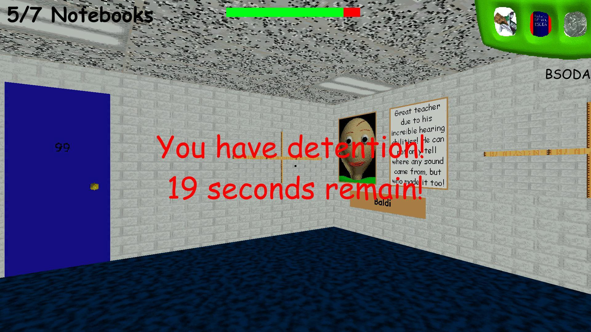 Baldi new schoolhouse (Baldi's basic custom map) (itch) - кадр 3