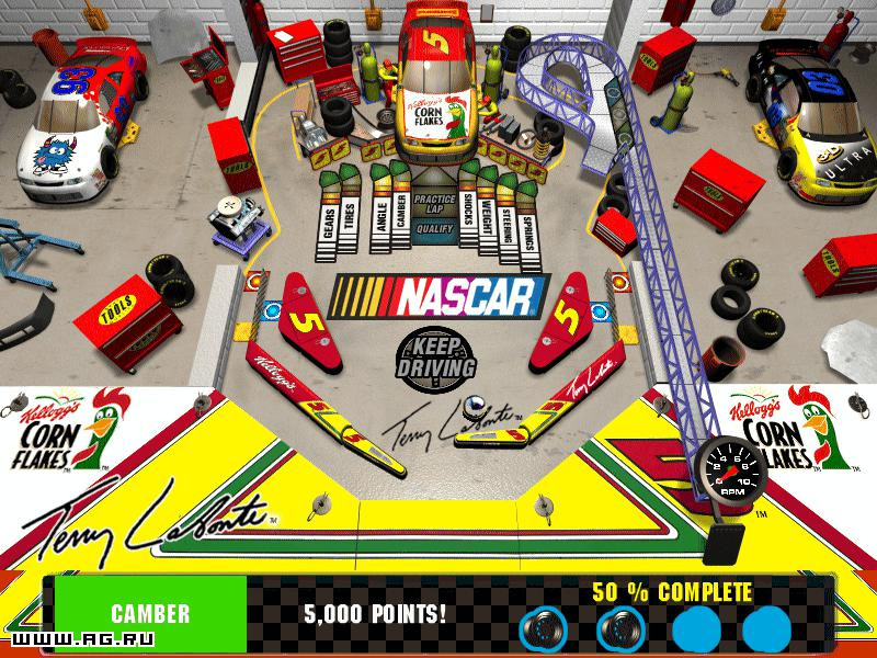 3-D Ultra NASCAR Pinball - кадр 3