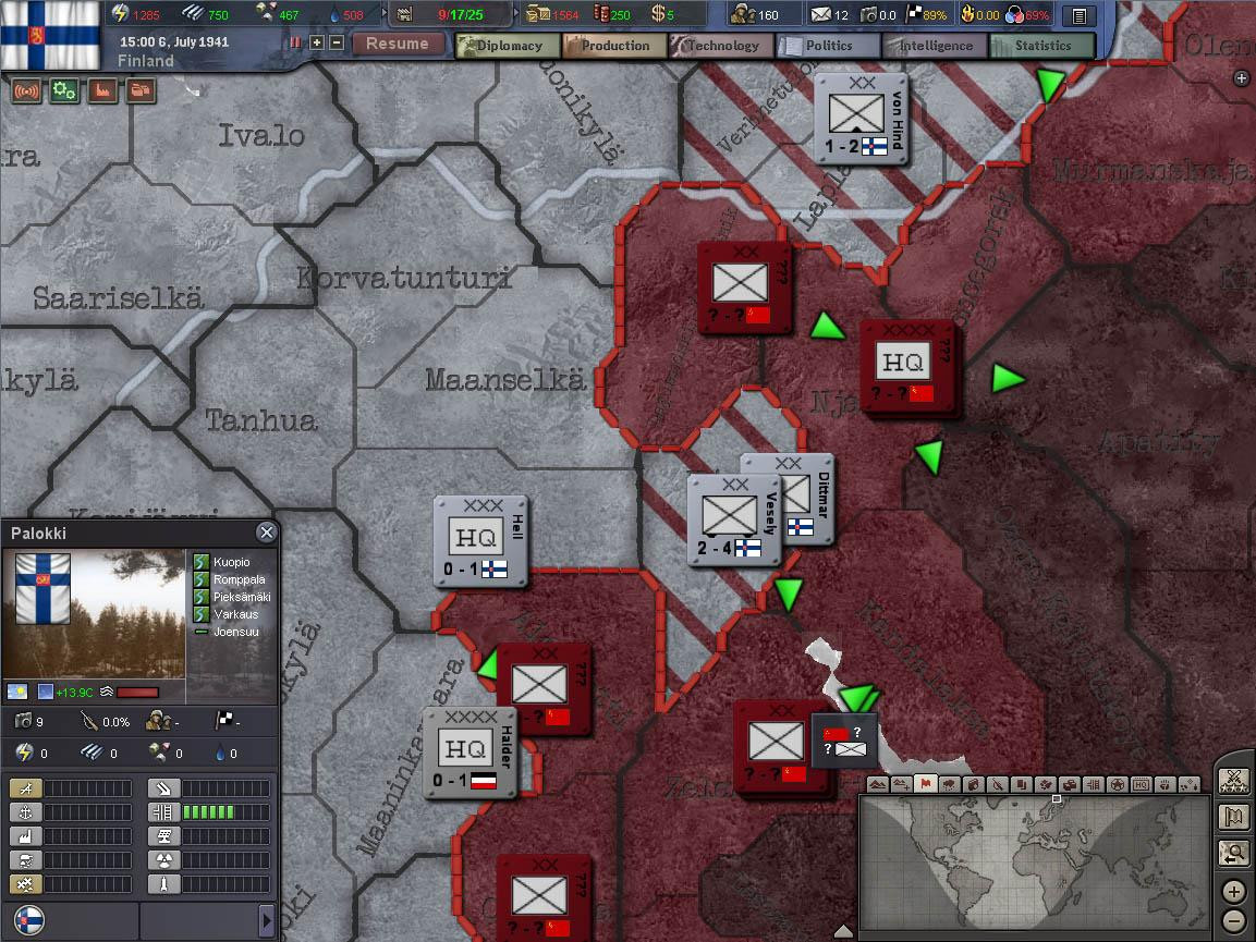 Hearts of Iron III: Semper Fi - кадр 5