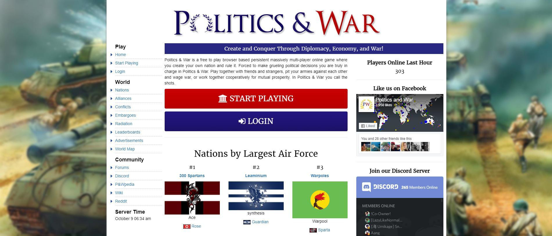 Politics and War (itch) - кадр 1