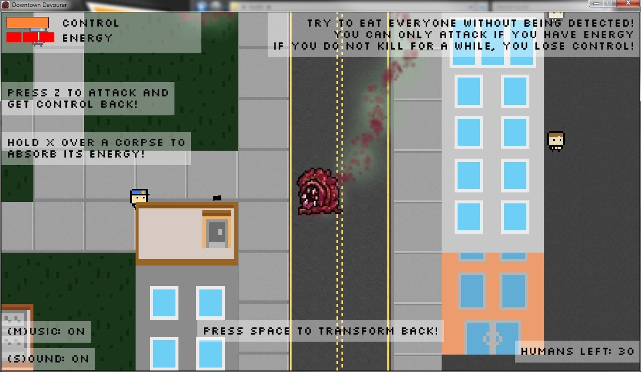 Downtown Devourer (itch) - кадр 1