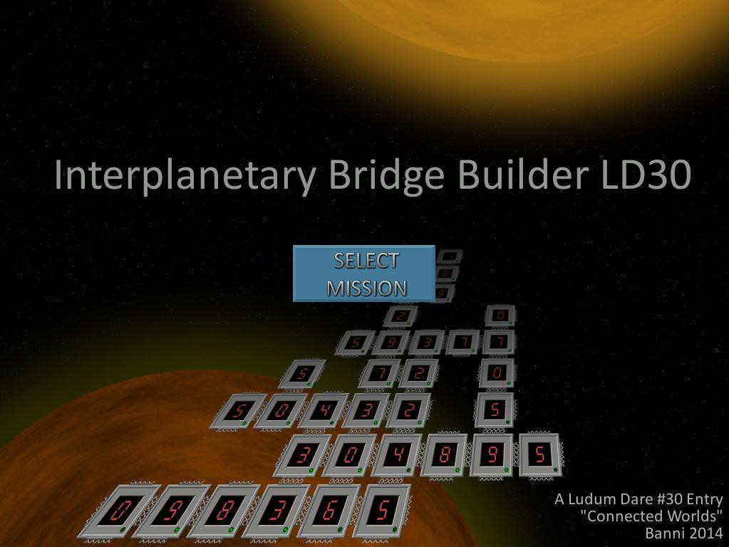 Interplanetary Bridge Builder (itch) - кадр 1