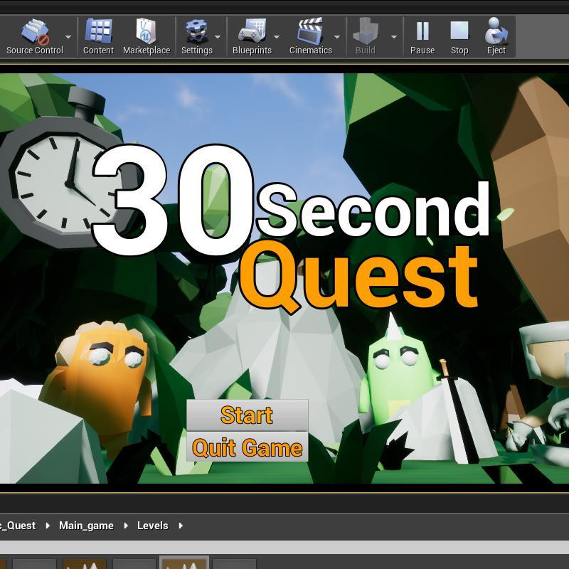 30 Second Quest Game Jam (itch) - кадр 1
