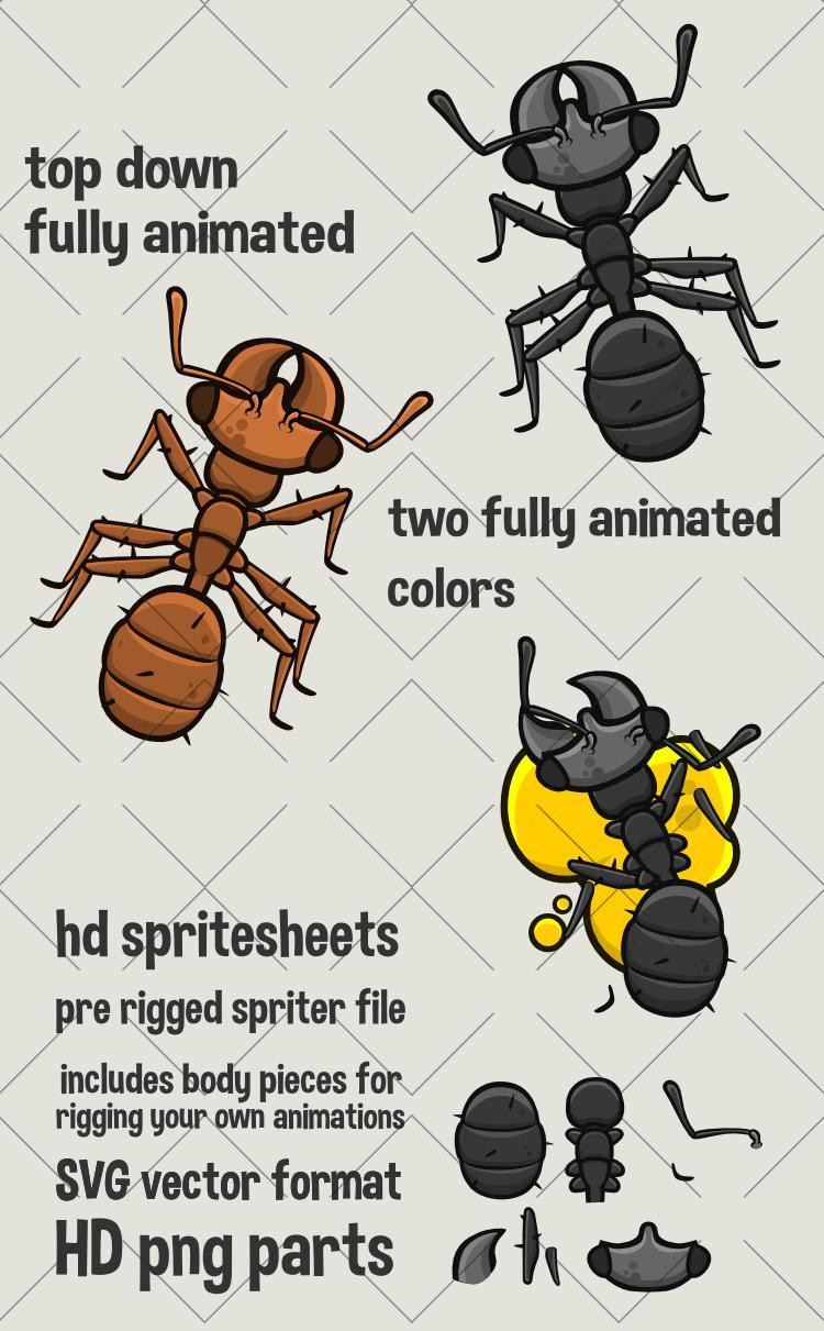 Top down ant (itch) - кадр 1