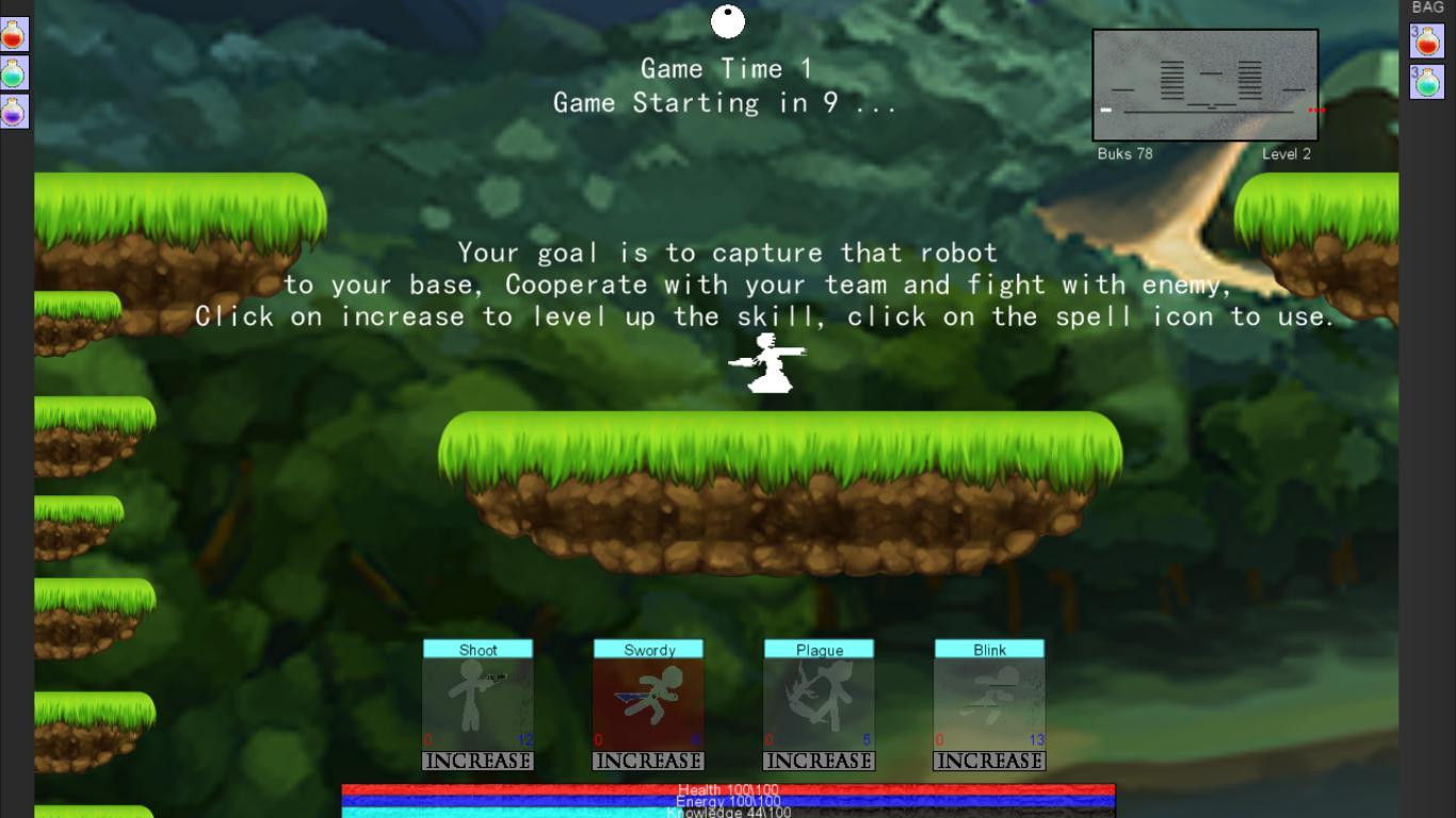 Platformer fighting source code (itch) - кадр 3