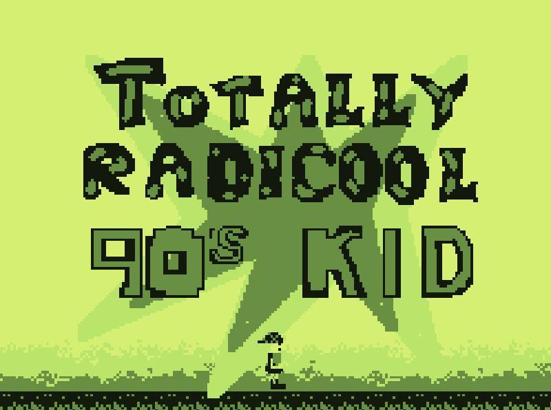 Totally Radicool 90s Kid (itch) - кадр 1