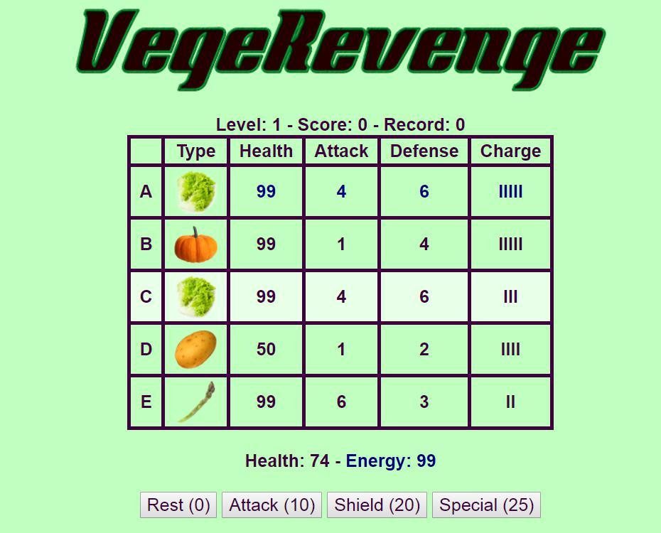 VegeRevenge (itch) - кадр 1